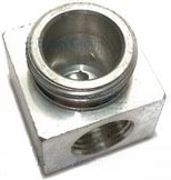 Корпус фитинга квадратный Hurakan для фритюрницы HKN-FT88N (161426)