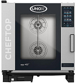 Пароконвектомат UNOX XEVC-0711-GPRM-HT газ купить по низкой цене в Тюмени | Комплекс Трейд.