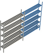 Стеллаж модульный линейный дополнительный POLAIR LOAD.ME POLY 16AL.5PP30.15Е
