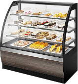 Витрина кондитерская Chilz VETE 90 серый, венге мали