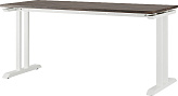 Стол офисный КОБОР T-120/60 white/charlston