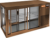 Витрина холодильная HICOLD VRL T 900 R Bronze