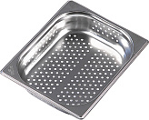Гастроемкость перфорированная Luxstahl GN 1/2-65 (d=5 мм)