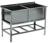 Ванна моечная Кобор ВМСБ/2-134/70