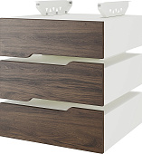 Тумба подвесная КОБОР T-3 white/charlston