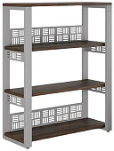 Стеллаж открытый КОБОР ST3-100/36 aluminum/charlston