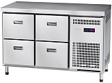 Стол холодильный Abat СХС-70-01-СО (ящики 1/2, ящики 1/2, без борта)