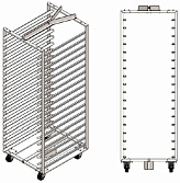 Тележка-шпилька WLBake Smart/PRO (600x400)