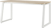 Стол офисный КОБОР TS1-140/70 white/natural