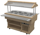 Салат-бар тепловой Gastrolux WoodLine ТМ-187/5GN/W