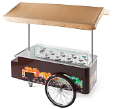 Тележка для мороженого ISA Carrettino brown