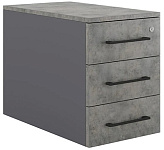 Тумба приставная КОБОР TS3-40/70 graphite/chicago