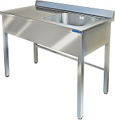 Производственный стол с моечной ванной Техно-ТТ СПП-530/1600П
