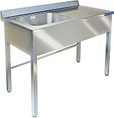 Производственный стол с моечной ванной Техно-ТТ СПП-530/900Л