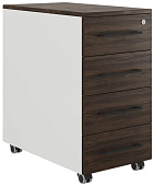 Тумба мобильная КОБОР TМ4-40/50 white/charlston