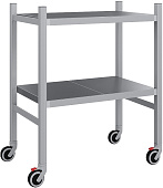 Стеллаж-тележка мобильный POLAIR LOAD.ME.MOBILE INOX МI09.2.40.10 400х900х1000 мм