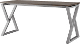 Стол офисный КОБОР W-140/70 aluminum/charlston