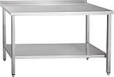 Стол производственный Abat СПРП-7-7 каркас из нерж. стали, с полкой