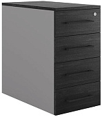 Тумба приставная КОБОР TS4-40/50 aluminum/wood