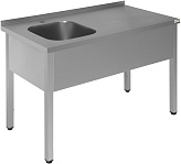 Ванна моечная одинарная бизнес Simeco ВМ1ЕЛ1207П