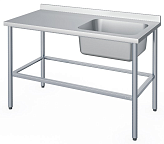 Ванна моечная ATESY ВСМЦС-П-1П.500.400-1200.600-1-02