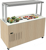 Стол тепловой шведский Enofrigo DOGE ISOLA SVT FISSA 2000 Q3PC ВЕНГЕ A1DOGEFQPC20/W