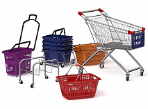 Тележки и корзины