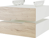Тумба подвесная КОБОР T-2 white/natural