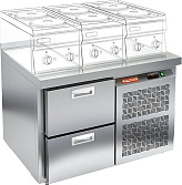 Стол морозильный HICOLD SN 2 BR2 BT LT