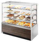 Витрина кондитерская Chilz VETE KUB 130 белый, венге мали