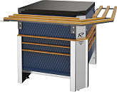 Прилавок нейтральный угловой Refettorio Case RU10AS90