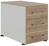 Тумба приставная КОБОР TS3-40/70 white/natural