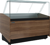 Витрина тепловая Carboma KC80 SH 1,2-1 BORNEO 2 (1008, темный дуб)