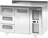 Стол холодильный POLAIR TM2-30-GC с бортом
