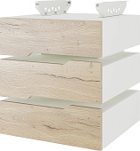 Тумба подвесная КОБОР T-3 white/natural