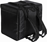 Терморюкзак для пицц Luxstahl тр2081 (420х420х400 мм, фольгированный, с вентиляцией, черный)