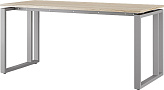 Стол офисный КОБОР O2-120/60 aluminum/natural