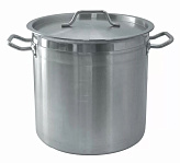 Кастрюля-котел с крышкой 50 л, сталь 18/8, индукция, P.L. Proff Cuisine (D=400 мм, 50 л)