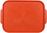 Поднос Luxstahl 450х355 мм оранжевый [1730]