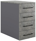 Тумба приставная КОБОР TS4-40/70 graphite/chicago