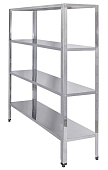 Стеллаж кухонный Luxstahl СР-1800x1100x600/4