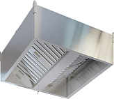 Зонт вытяжной с подсветкой Restoinox ЗВЦКП-28/12