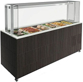 Стол охлаждаемый шведский Enofrigo DOGE SERVITO 1400 QPRF ВЕНГЕ A1DOGESQPRF14P/W